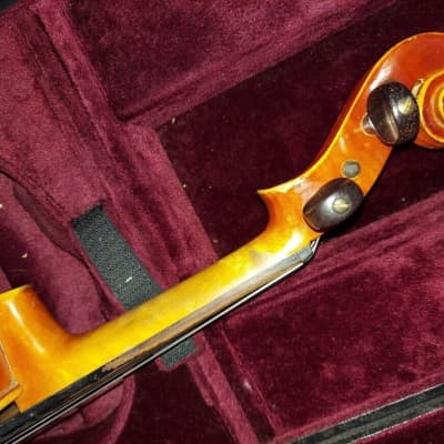 Kiso Suzuki Model 7117 size 15.5 viola, Japan 1973, Very Good Cond, w/ case&bow image 14
