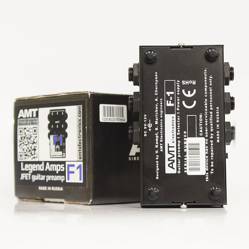 AMT Electronics F1 Legend Amps – JFET guitar preamp | Reverb
