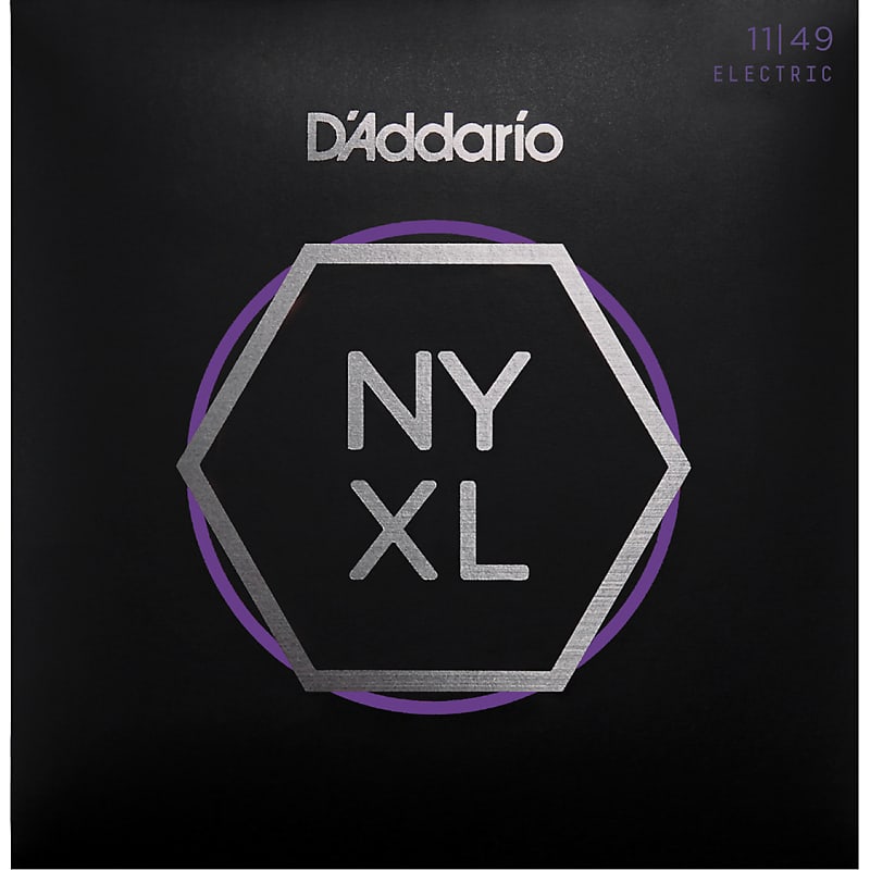 D'Addario NYXL1149 Nickel Wound Electric Guitar Strings Medium 11-49 image 1