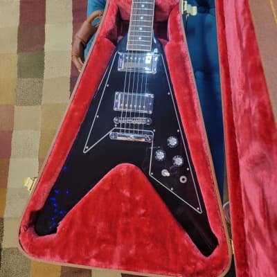 2023 Gibson USA 70's Flying V (Pre-Owned) - Black w/ Hard Case image 20