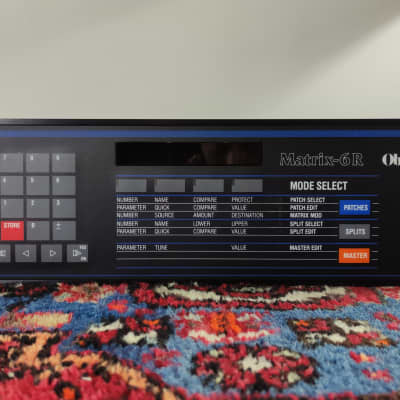 Oberheim Matrix 6R Rackmount 6-Voice Synthesizer 1986 - Black (Serviced / Warranty)