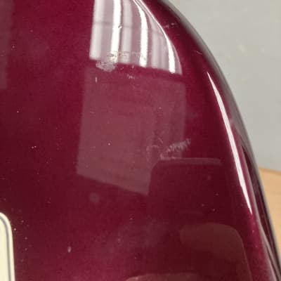 Fender Standard Stratocaster with Maple Fretboard 2009 burgundy  electric guitar - Midnight Wine image 12