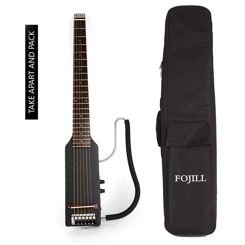 Portable Travel Guitar Folk Guitar, Body Maple, Fingerboard Reverb