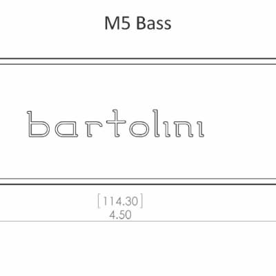 Bartolini M55CBC-T 5 String Bass Soapbar Dual Coil bridge pickup image 6