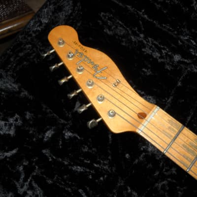 Fender 59 Esquire Relic 2005 Custom Shop Limited 1 of 100 Gold w/gold gear image 6