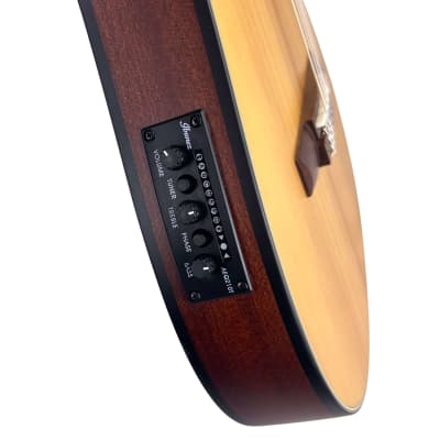 Ibanez FRH Series FRH10N Acoustic-Electric Natural Flat image 12