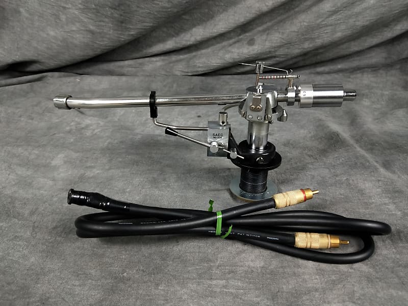 SAEC WE-308 Tonearm W/ Phono cable In very good Condition  			