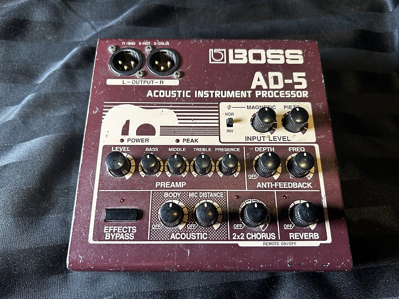 Boss AD-5 Acoustic Instrument Processor