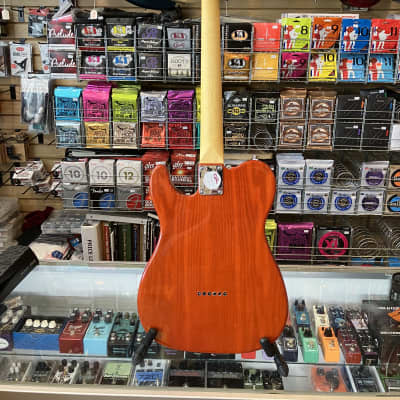 G&L Tribute Series ASAT Classic Bluesboy Semi-Hollow Clear Orange image 4