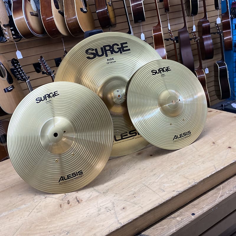 Alesis Surge Electronic Drum Cymbal Trigger Set Reverb