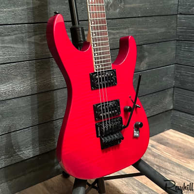 ESP LTD M-200FM Floyd Rose Flame Red Electric Guitar image 2
