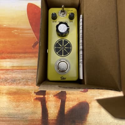 Iset Amazon mosky Nux compressor electric guitar bass compressor pedal  - Yellow image 1