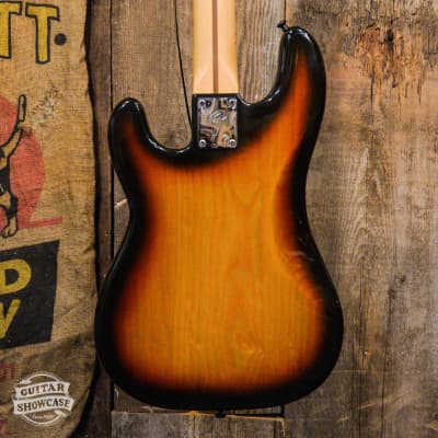 Fender Precision Bass Fretless with Rosewood Fingerboard 1978 - Sunburst image 4