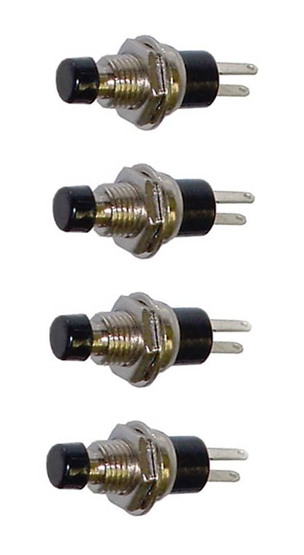 (4 PACK) SPST Normally Closed Momentary Push Button Switch | Reverb