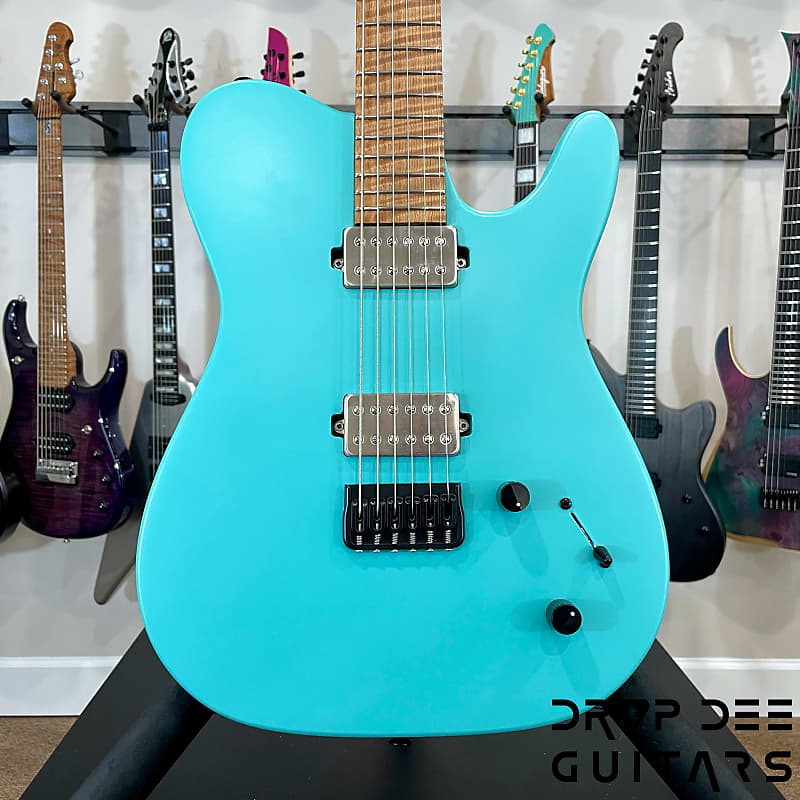 SMP Custom Shop Τρίτη Electric Guitar w/ Case-Seafoam Green image 1