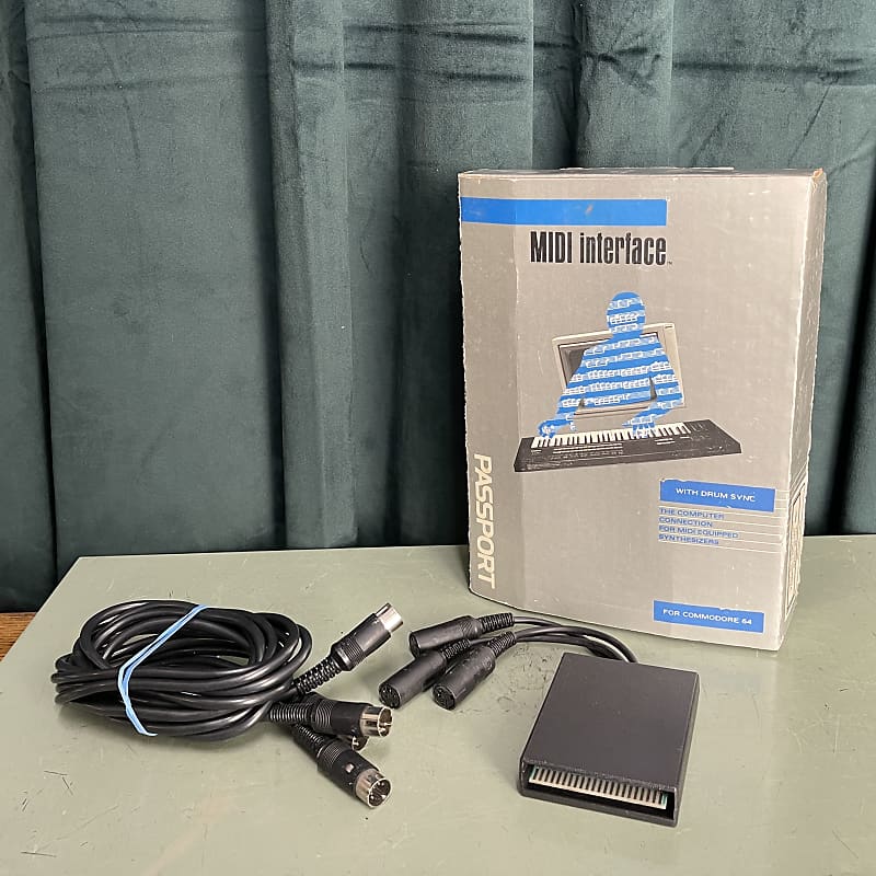 Passport MIDI Interface for Commodore 64 1980s | Reverb