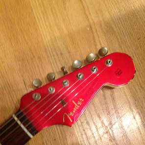 Fender 2012 Fender 1960 Stratocaster Custom Shop Relic 2012 Candy Apple Red image 3