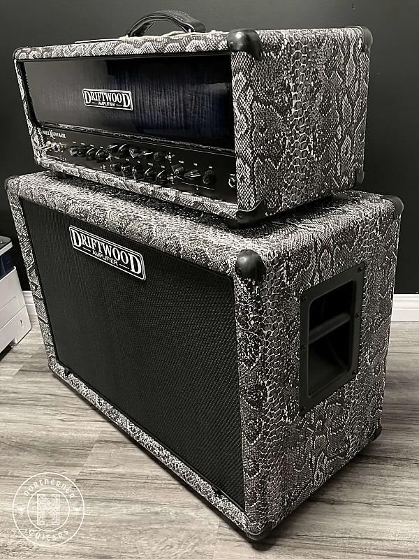 Driftwood Purple Nightmare 2023 Grey Snakeskin Charcoal Burst Flame Maple  w/ Matching 2x12 Cab