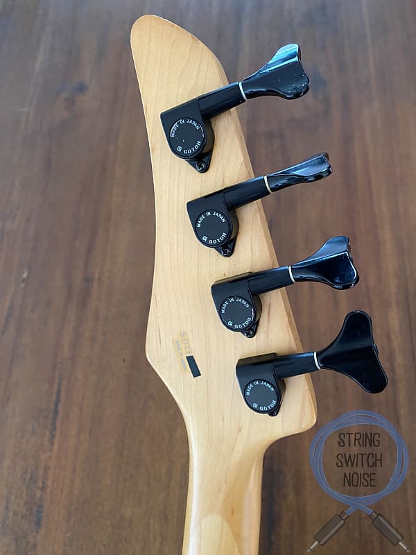 80年代 国産 YAMAHA RBX ミディアムスケール EMG プリアンプ Yamaha RBX-MSIIM, Super Medium Bass, Green Burst, Active EMG