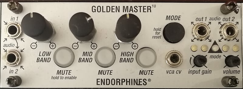 Endorphin.es Golden Master 1U Silver