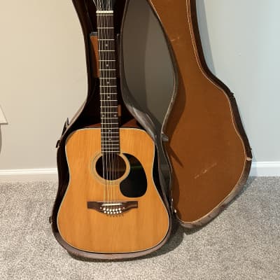 Vintage Toredo FT-121 1970’s Natural 12 String Guitar w/ Case for sale