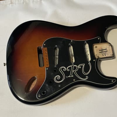 2013 Fender USA Stevie Ray Vaughan SRV Signature Stratocaster Guitar Body w/ Guard image 1