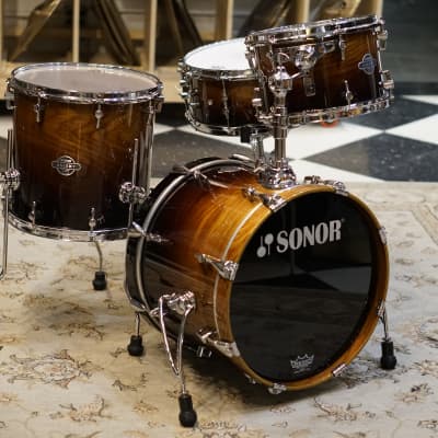 Sonor  Ascent Burnt Fade 12/14/18/6.5x14 image 1