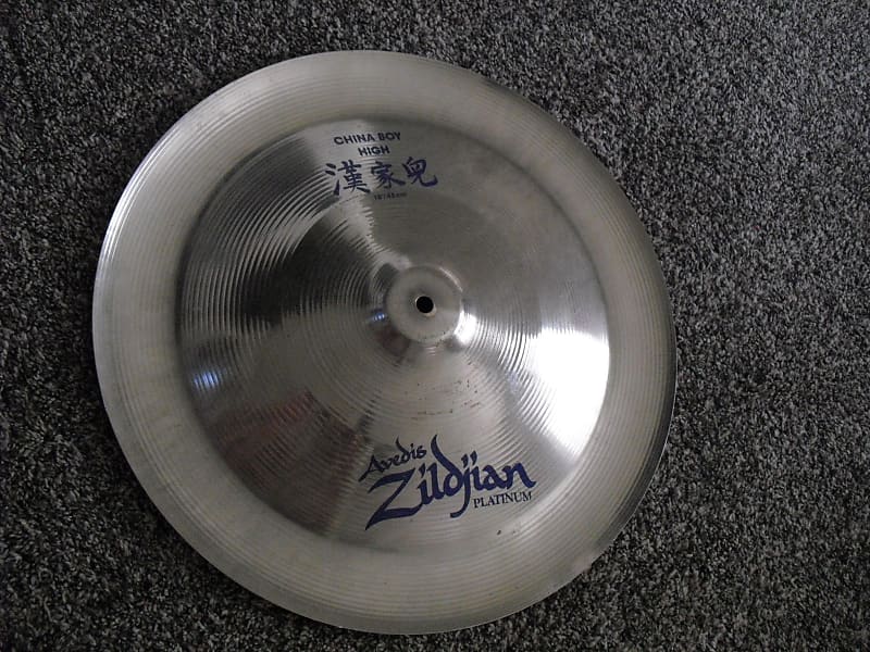 18" Blue Label Avedis Zildjian Platinum China Boy High Cymbal Reverb
