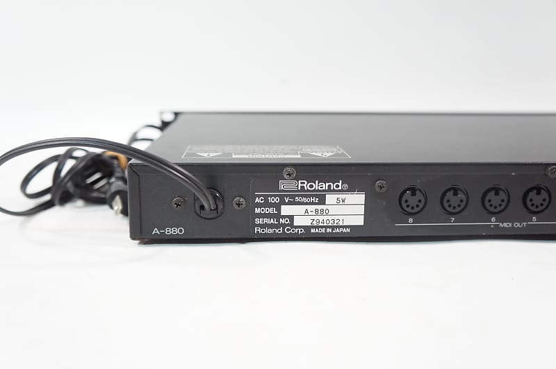 DTM・DAW Roland A-880 MIDI PATCHER/MIXER Roland A-880 Midi Patcher Mixer Audio Equipment JAPAN A880