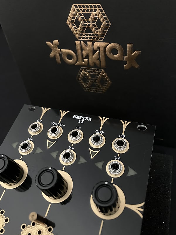 Folktek Matter II - (Black & Gold) Mint in Box - by Arius Blaze -  (Discontinued)