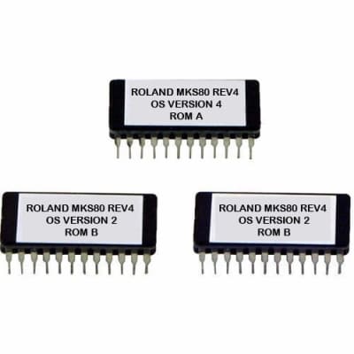Roland MKS80 REV4 firmware OS EPROM ROM-A V4 ROM-B V2 MKS-80