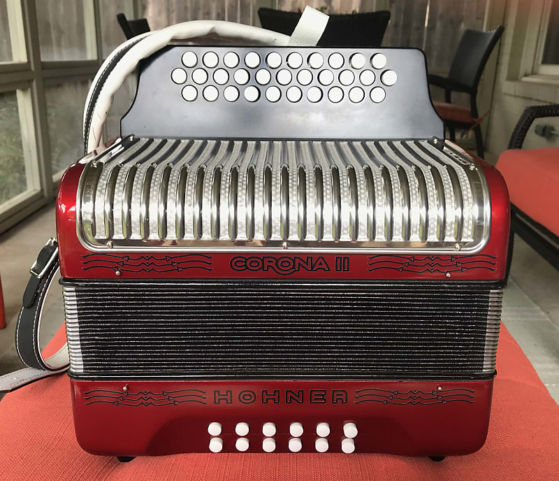 Hohner custom Corona/Panther accordion Reverb