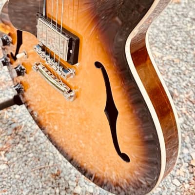 Rare” * Left Handed* 61’ vintage reissue, Gibson ES - 335 2021 - Nitrocellulose/Vintage ES-335  2021 - Tobacco Sunburst image 7