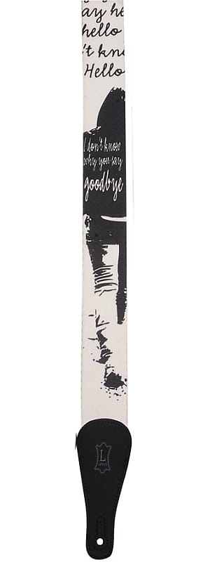 Levys MPL2-006 2-inch Polyester Guitar Strap - Hello Goodbye image 1