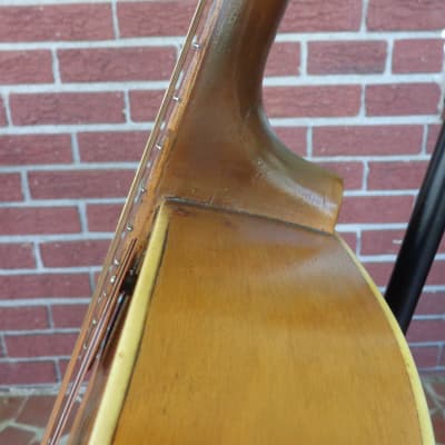 1930's Kay Baritone Archtop Guitar - B Tuning - Extra Wide Fretboard - Hard Case image 12
