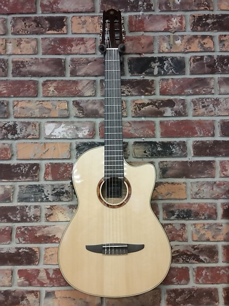 Yamaha NCX900FM Acoustic Electric Cutaway Nylon String Classical Guitar  w/FREE Hardshell Case