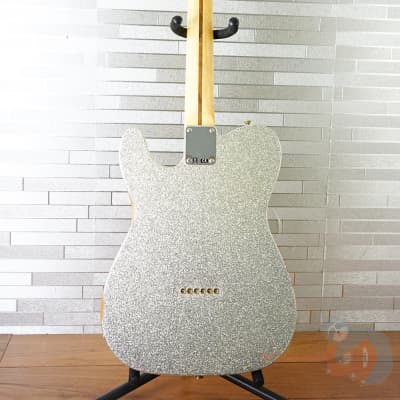 Fender Brad Paisley Road Worn Telecaster - Silver Sparkle Autographed & Played by Brad Paisley image 11