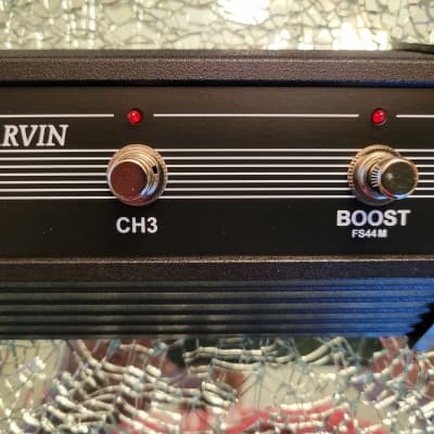 Carvin FS44M Black FS44-M footswitch for 3 channel amps ( Legacy,  V3 ...) FS-44  Boost button image 3