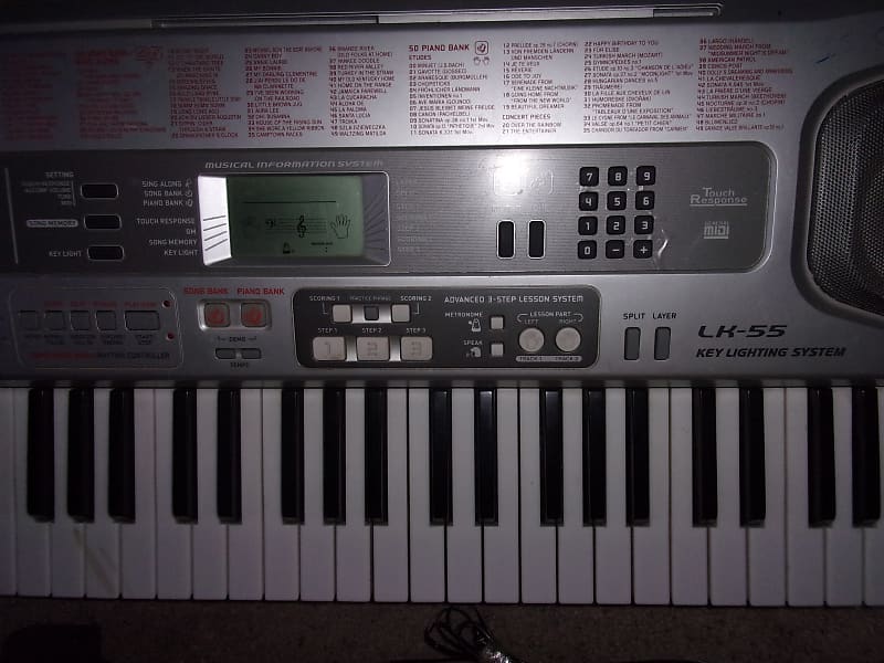 Casio lk 55 clearance keyboard