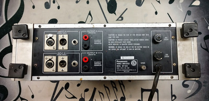 Panasonic Ramsa WP-9210 Power Amplifier | Reverb