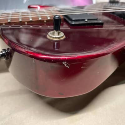 ESP LTD Eclipse Bolt-On Neck Singlecut Guitar - locking tuners missing backs! Red image 13