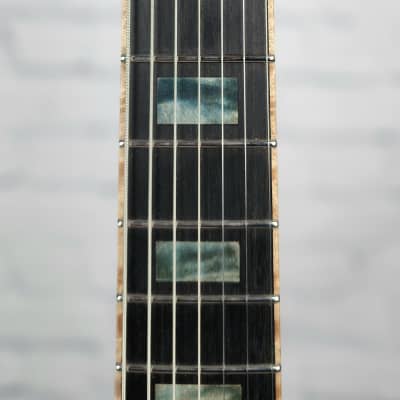 USED Vik Guitars Duality 7 String Electric Guitar "Riptide" Denim Faded Blue Burst image 6