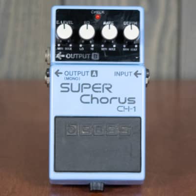 ギター BOSS CH-1 BOSS CH-1 SUPER Chorus 1989 W/Box Analog Blue Label VIntage