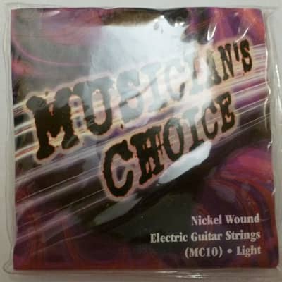 Good Inexpensive Gift: New Sealed-Package N.O.S. Vintage Musician's Choice MC10 Light Lite Electric Guitar Center Strings Nickel Wound NOS (New Old Stock) great price deal + SAVE More if you Buy More Than 1 Set image 1