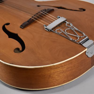 1940s Epiphone Natural Finish Archtop Acoustic Guitar image 3