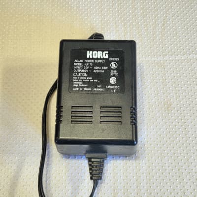 Korg KA173 9v AC Power Supply - for Triton Rack, LE, Karma, TR, D-8/12, more