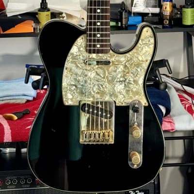 Fender Japan Telecaster Custom 50th Anniversary - 1996 MIJ - Black w/Gold |  Reverb