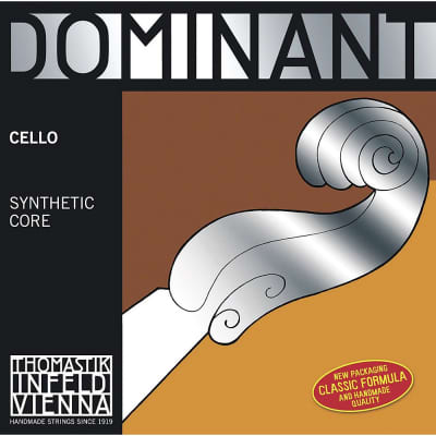 Thomastik-Infeld 144 1/2 Dominant Chrome Wound Synthetic Core 1/2 Cello String - G (Medium)