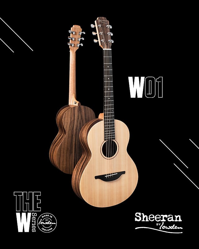 Sheeran by Lowden W-01 Cedar/Walnut Guitar (PRE ORDER) image 1