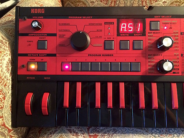 Korg Limited Edition Red & Black MicroKorg | Reverb